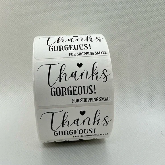 Thanks stickers  2" Stickers labels (100 roll ) NWT​​ - Picture 12 of 12